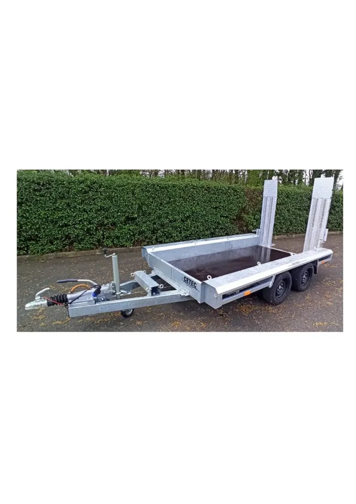 Remorque porte engin 3m